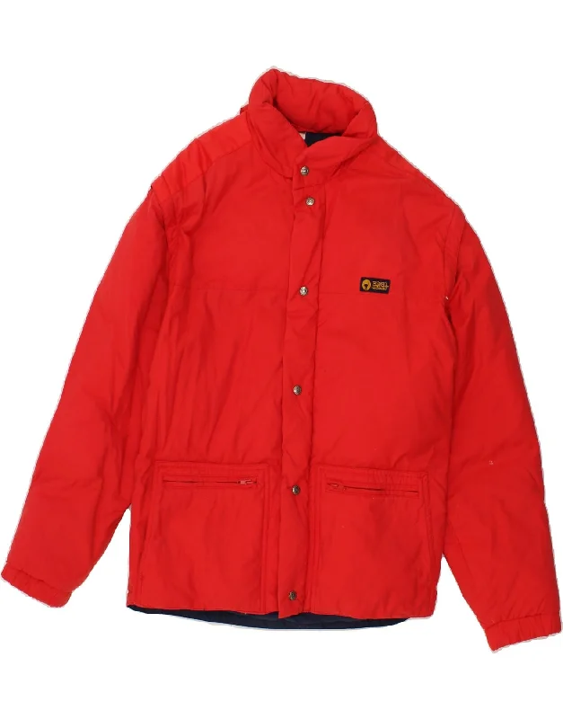 Effortless Style CIESSE PIUMINI Mens Hooded Padded Jacket UK 38 Medium Red Polyamide Effortless Style CIESSE PIUMINI Mens Hooded Padded Jacket UK 38 Medium Red Polyamide