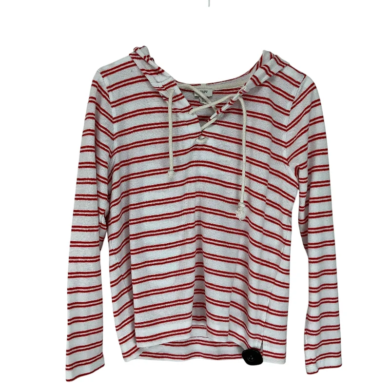 Urban Gear Top Long Sleeve By J. Crew In Striped Pattern, Size: M