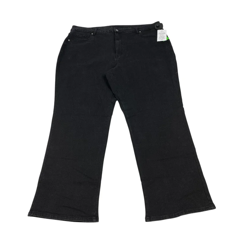 Smart Wear Jeans Boot Cut By Blair In Black Denim, Size: 20