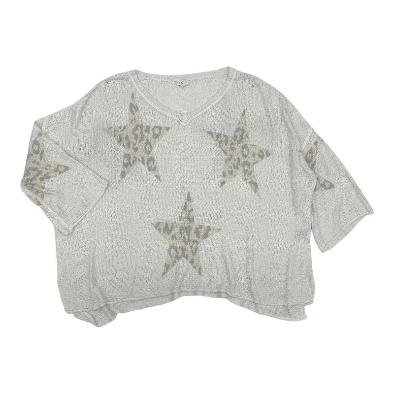 Tailored Comfort Top Ls By Pol In Cream, Size:L