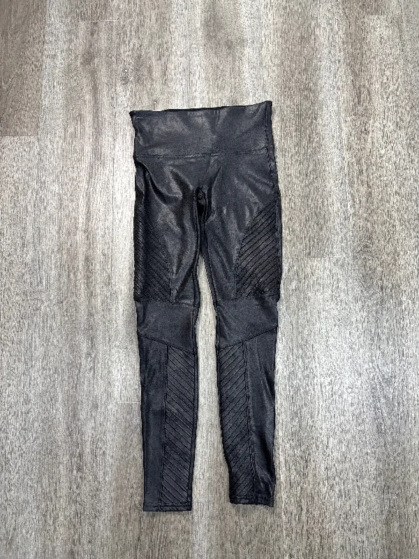 Streetwear Look Pants Leggings By Spanx In Black, Size: M