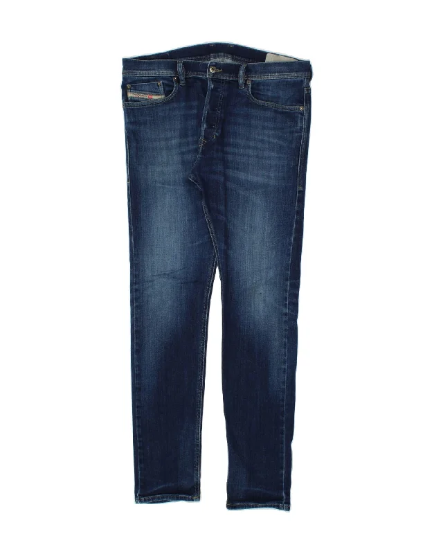 Urban Apparel DIESEL Mens Skinny Jeans W34 L33 Blue Cotton