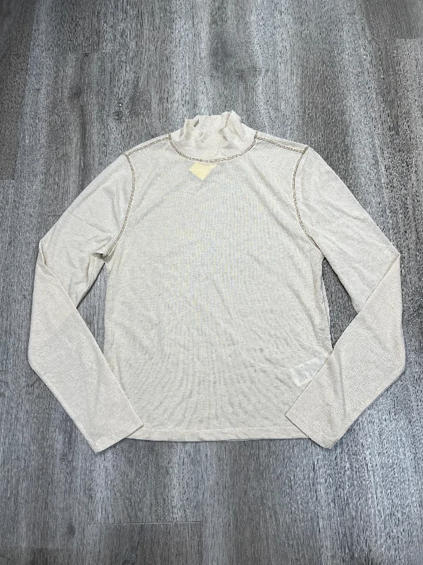Everyday Outfits Top Long Sleeve By Madewell In Cream, Size: L