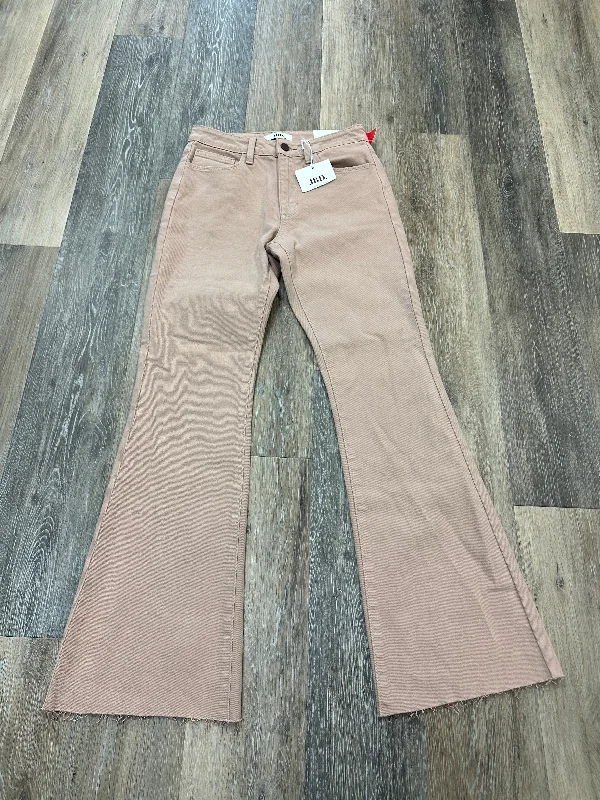 Basic Fashion Pink Denim Jeans Flared Just Black, Size 2