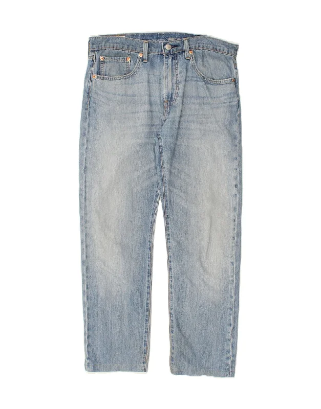 Relaxed Fit LEVI'S Mens 502 High Waist Tapered Jeans W31 L32 Blue