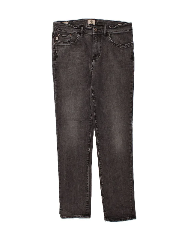 Relaxed Wardrobe TIMBERLAND Mens Slim Jeans W36 L33  Grey Cotton