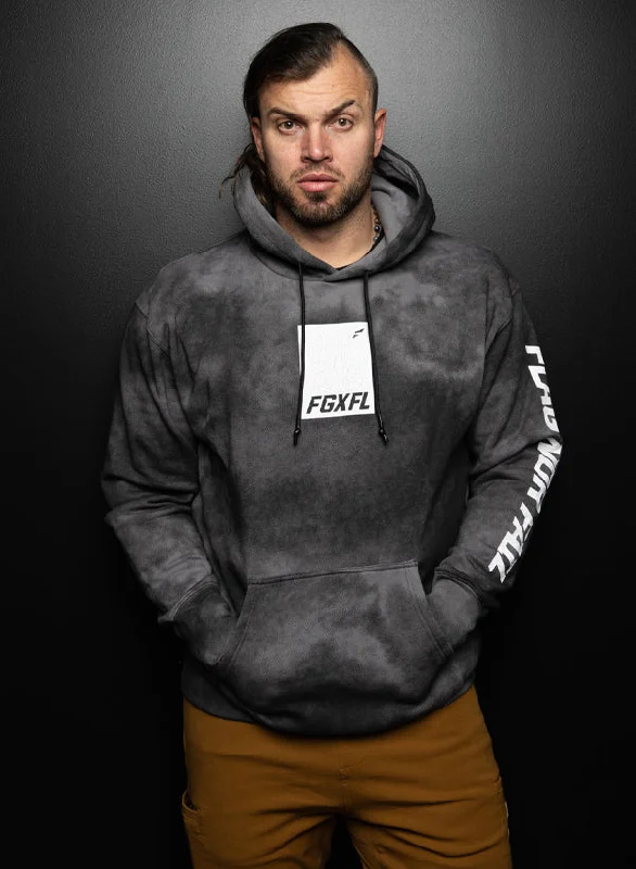 Stylish Apparel KNOCKOUT SWEATSHIRT - BLACK WEAR & TEAR