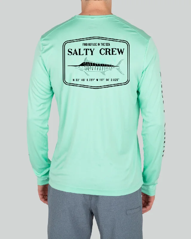 Laid-Back Style Stealth L/S Rashguard - Sea Foam