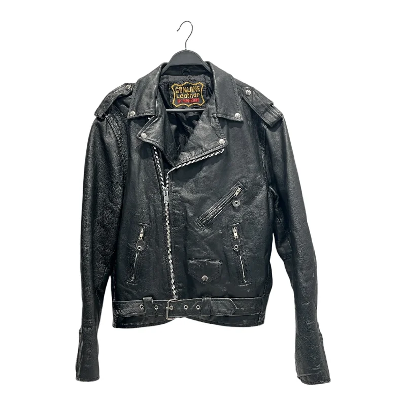 Relaxed Fits genuine leather by manzoor/Leather Jkt/XL/Leather/BLK/
