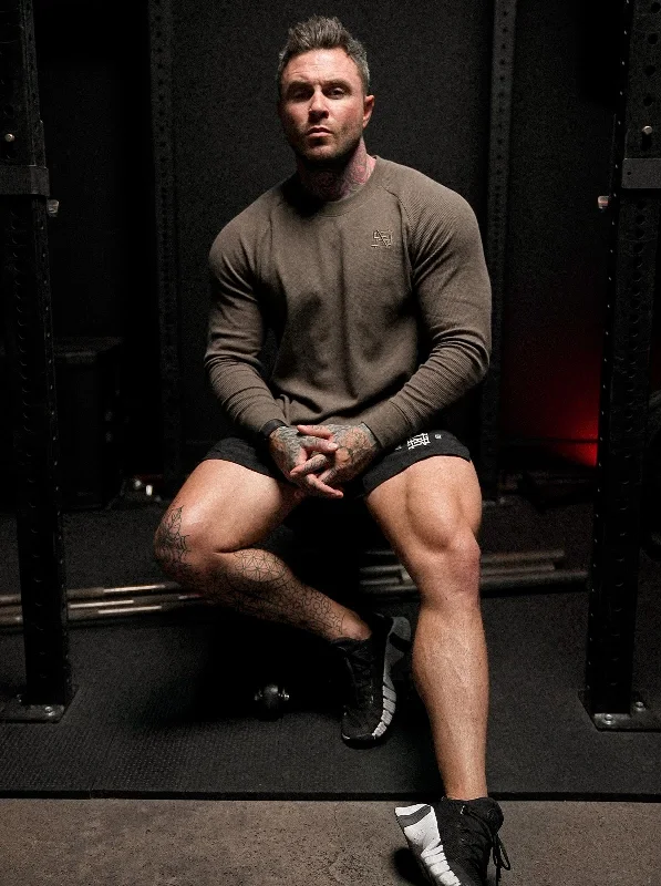Modern Apparel MEN'S FOREVER LIGHTWEIGHT THERMAL - OLIVE GREY