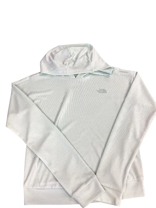Relaxed Wear Athletic Top Long Sleeve Hoodie By The North Face In Green, Size: Xs