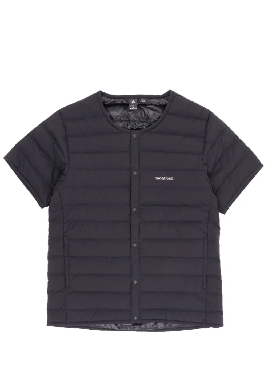 Lightweight Gear Montbell Men's Superior Down Round Neck T - Black