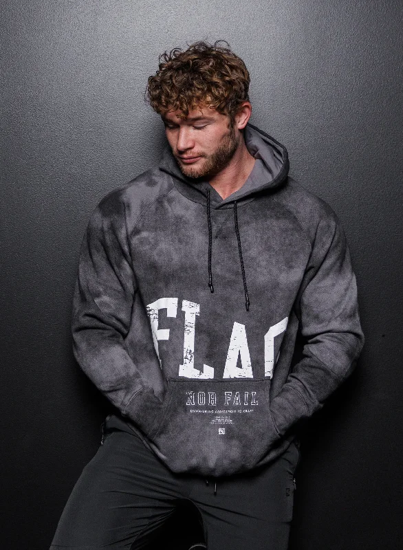 Relaxed Wear WAVE HOODIE - BLK WEAR & TEAR