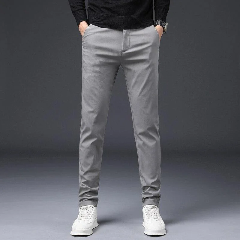 Relaxed Looks Men's Summer Lightweight Classic Style Pants