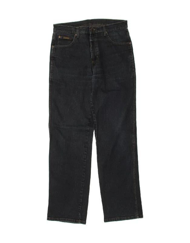 Active Wear WRANGLER Mens Texas Straight Jeans W31 L32 Blue Cotton