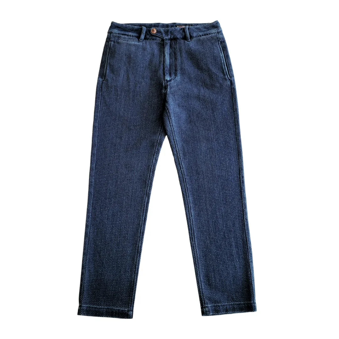 Active Gear Men's Indigo Blue Straight Pants - Regular Fit - Vintage Style