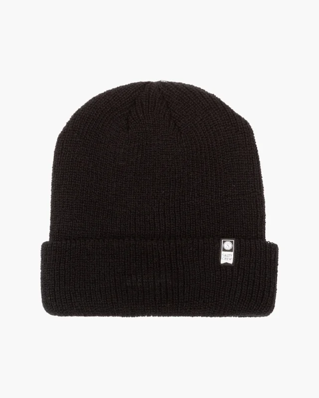 Urban Comfort Alpha Black Beanie