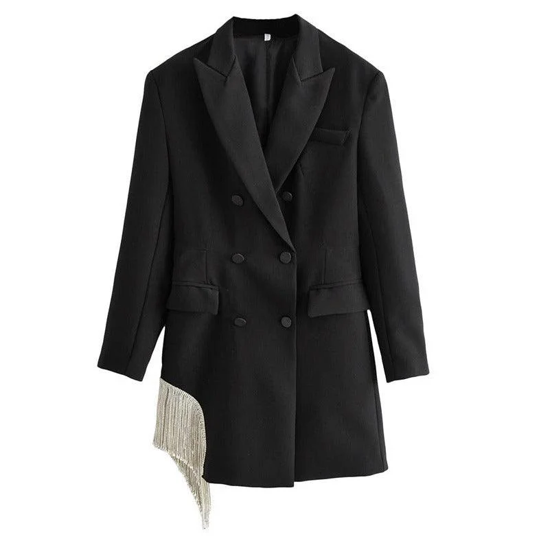 Comfortable Shirts Double-breasted Blazers Coat