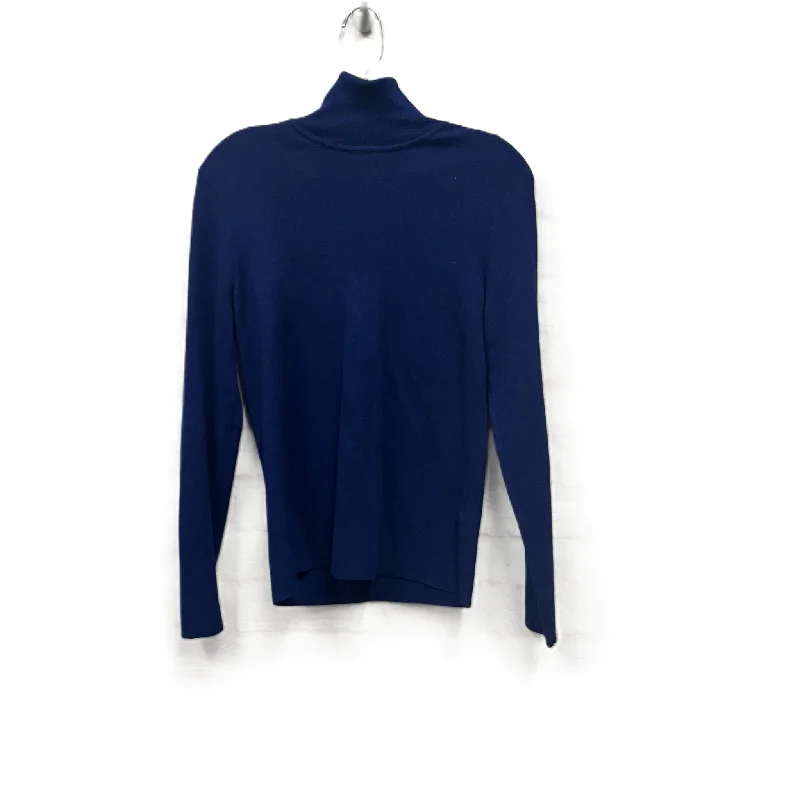 Essential Wardrobe Top Long Sleeve By Chicos In Blue, Size: M