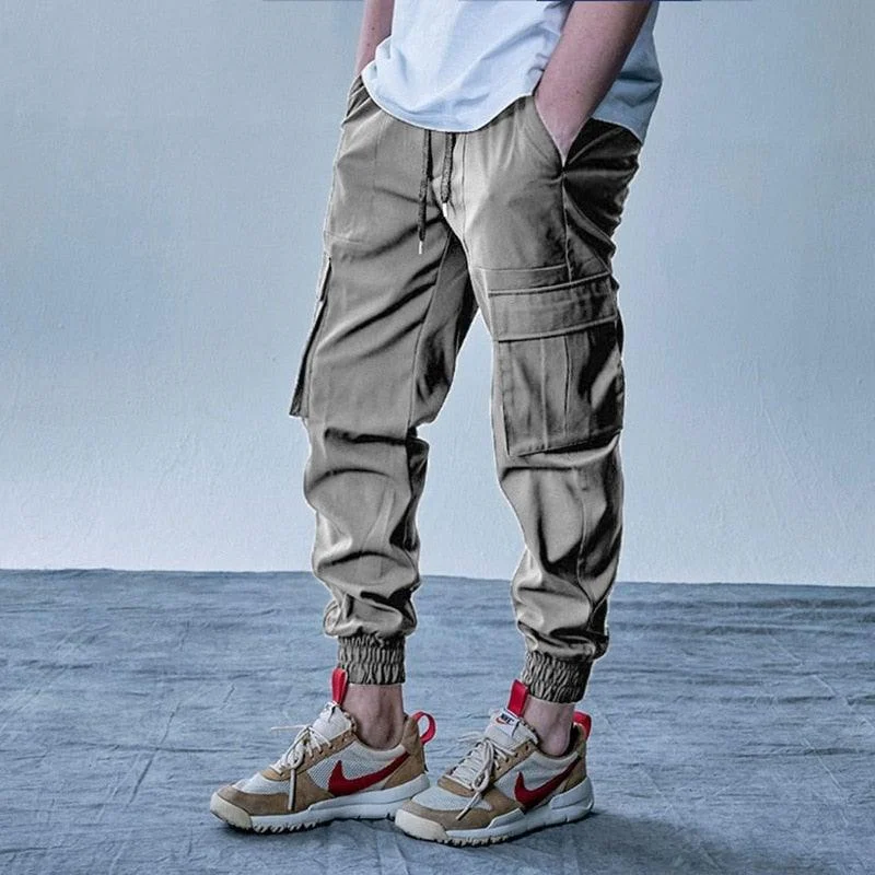 Urban Gear Men's Elastic Multi-Pocket Outdoor Joggers