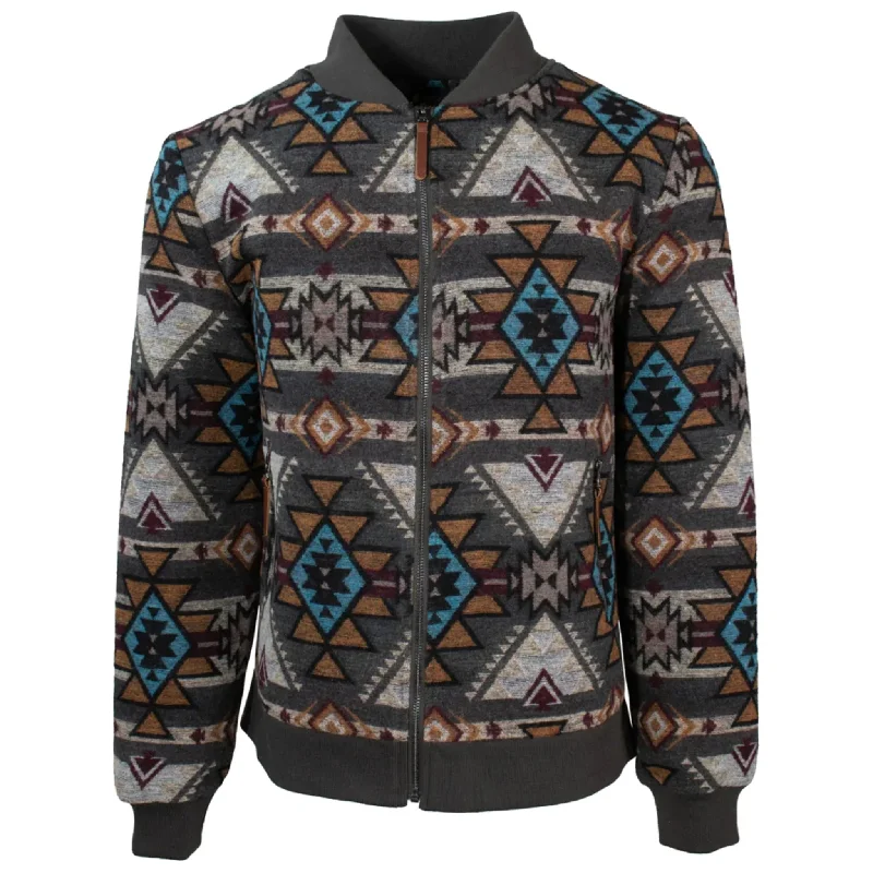 Cool Casuals Hooey Men's Brown Aztec Jacket