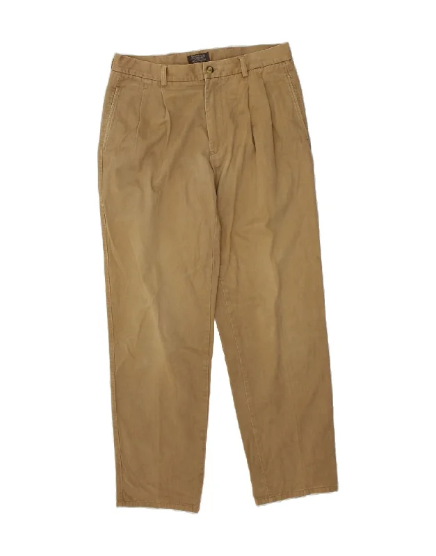 Versatile Outfits MASON'S Mens Pegged Chino Trousers IT 50 Large W34 L32 Beige Cotton