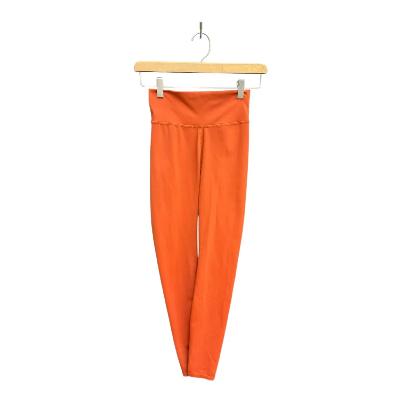 Functional Wear Athletic Leggings By Madewell In Terracotta, Size: Xxs
