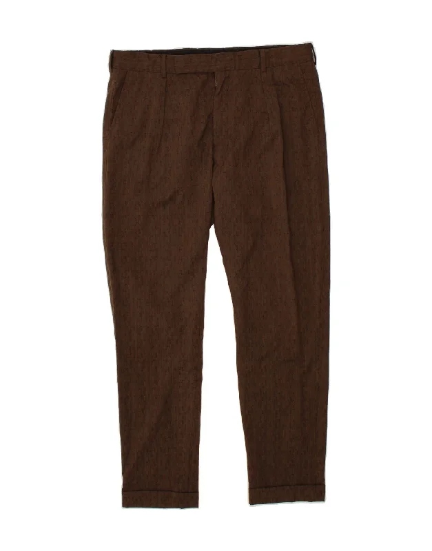 Relaxed Looks PAUL SMITH Mens Slim Chino Trousers W34 L29 Brown