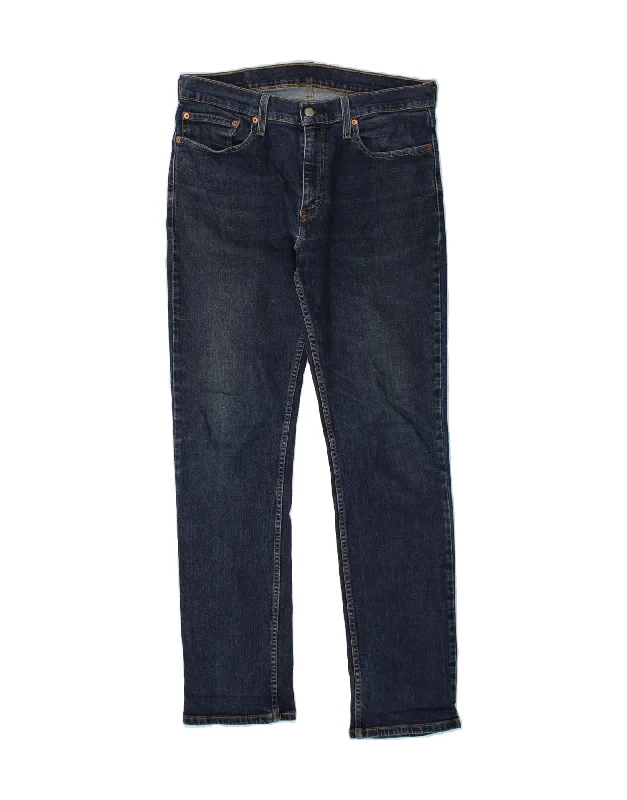 Modern Backpacks LEVI'S Mens 514 Straight Jeans W34 L34  Blue Cotton
