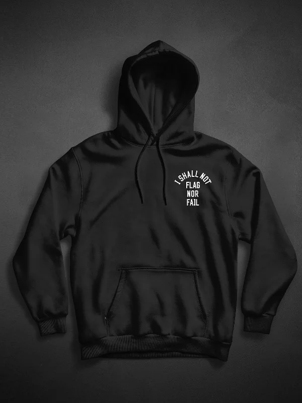 Essential Wardrobe ANTHEM HOODIE- BLACK/WHITE
