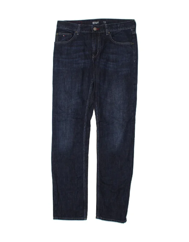 Casual Denim TOMMY HILFIGER Mens Mercer Regular Slim Jeans W33 L34  Navy Blue Cotton