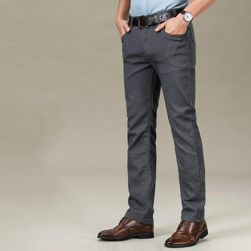 Relaxed Fit Men's Business Loose Fit Jeans