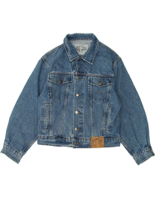 All-Day Wear FERRE Mens Denim Jacket UK 40 Large Blue