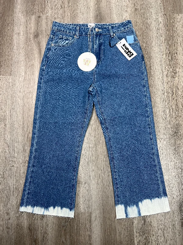 Jeans Boyfriend By PRINCESS POLLY In Blue Denim, Size: 6