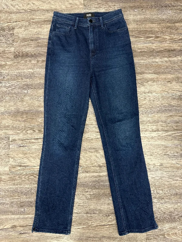 All-Day Wear Jeans Designer By Paige In Blue Denim, Size: 2