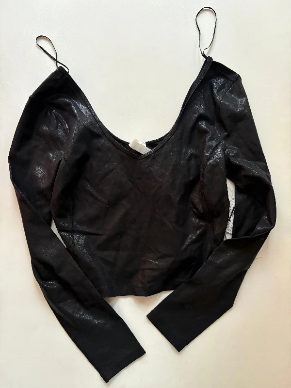 Urban Apparel Athletic Top Long Sleeve Crewneck By Lululemon In Black, Size: M