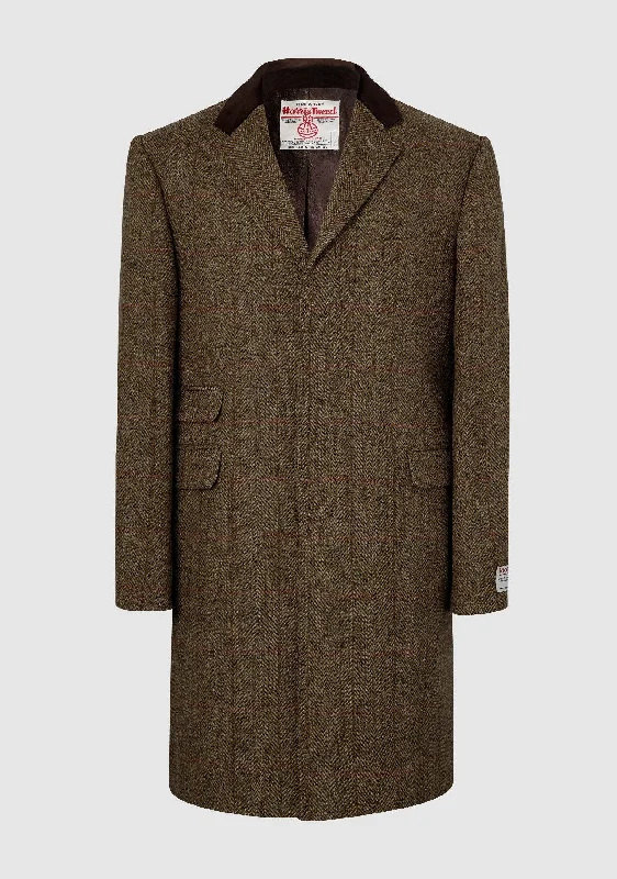 Bucktrout Brown Check Chelsea Coat