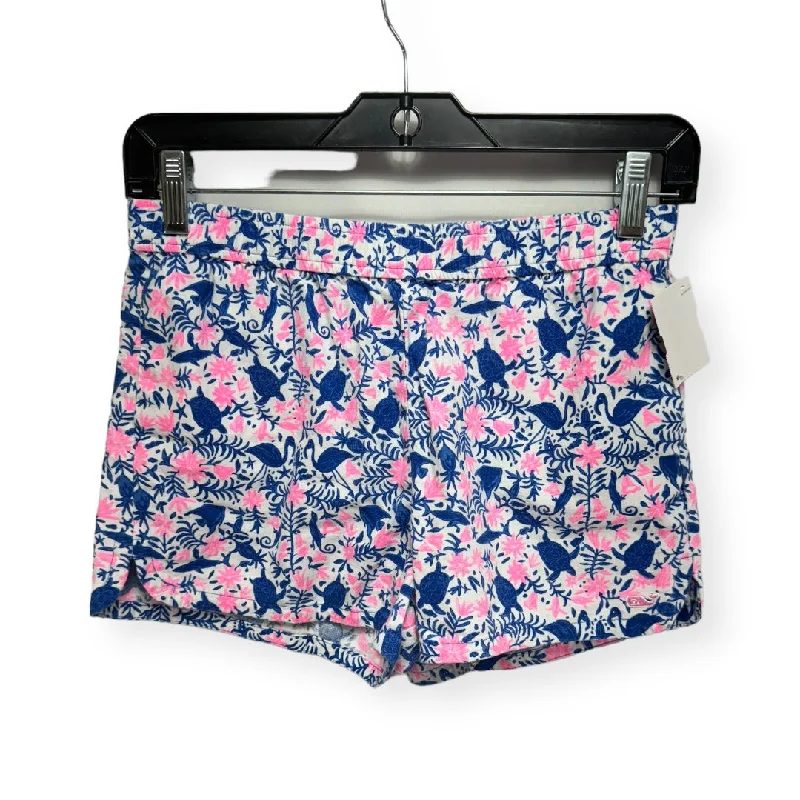 Relaxed Pants Linen Blue & Pink Shorts Vineyard Vines, Size M