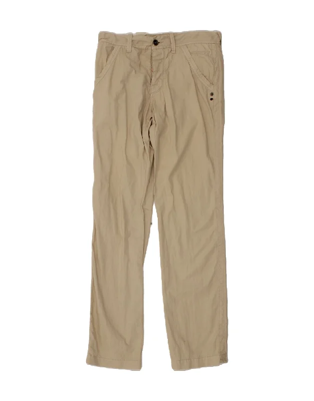 Streetwear Look NAPAPIJRI Mens Straight Chino Trousers W33 L34  Beige