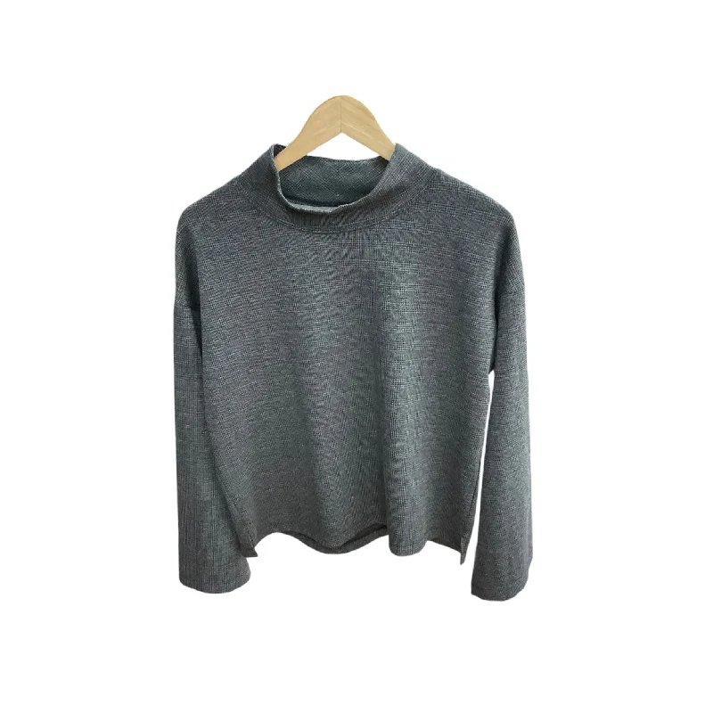 Everyday Wear Top Long Sleeve By Madewell In Grey, Size: M