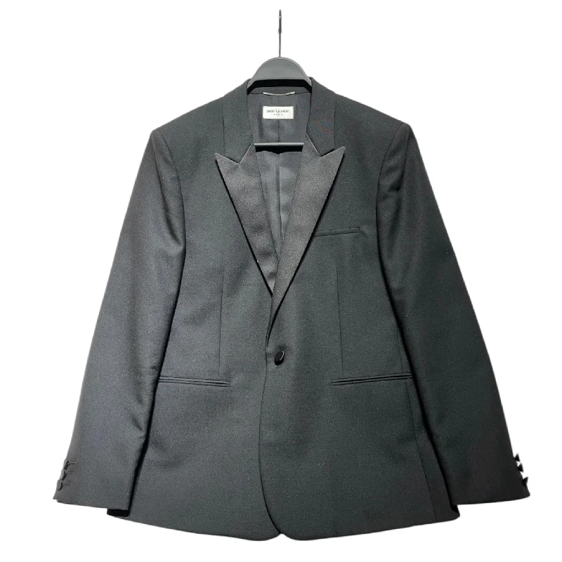 Modern Apparel SAINT LAURENT/Tailored Jkt/52/Wool/BLK/SMOKING