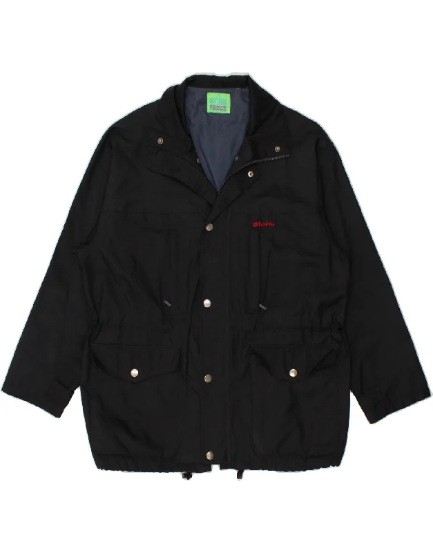 Fashion Basics LOTTO Mens Rain Jacket UK 44 2XL Black