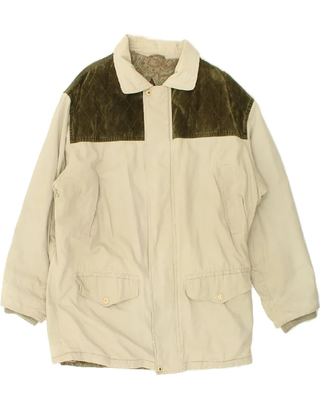 Casual Outfit YVES SAINT LAURENT Mens Utility Jacket UK 42 XL Khaki Colourblock Cotton Casual Outfit YVES SAINT LAURENT Mens Utility Jacket UK 42 XL Khaki Colourblock Cotton
