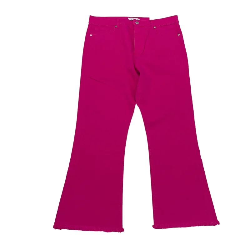 Casual Wear Pink Jeans Straight Loft, Size 10