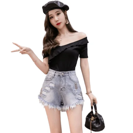 Versatile Looks Women Jeans Shorts