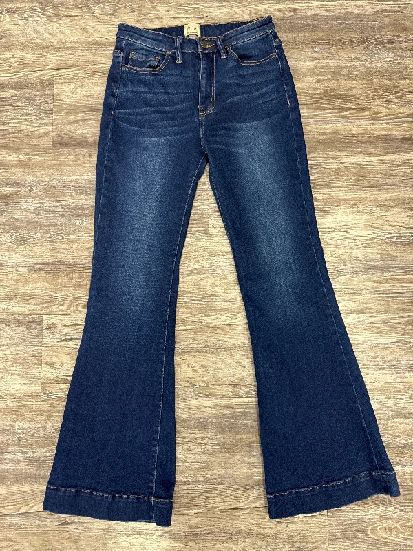 Relaxed Denim Jeans Flared By Elie Tahari In Blue, Size: 6