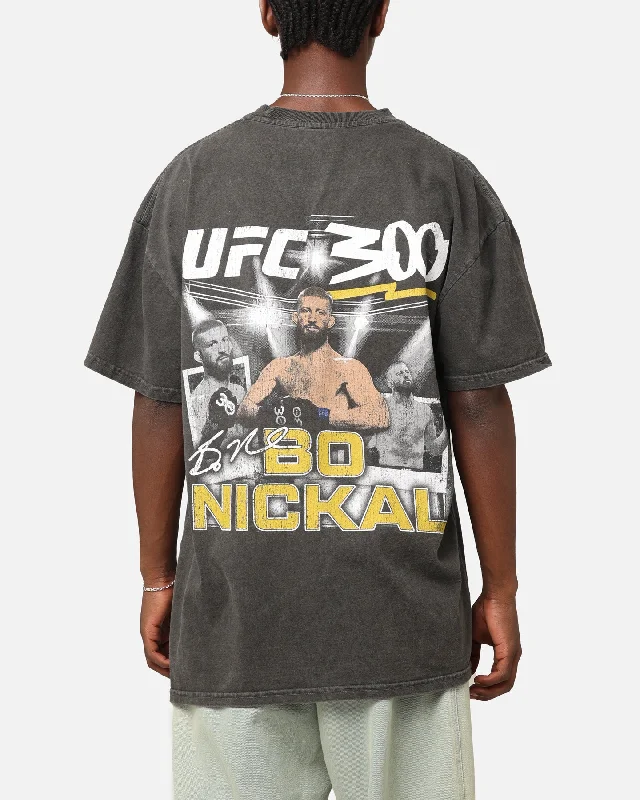 Stylish Apparel UFC By Culture Kings Bo Nickal 300 Heavyweight T-Shirt Black Wash