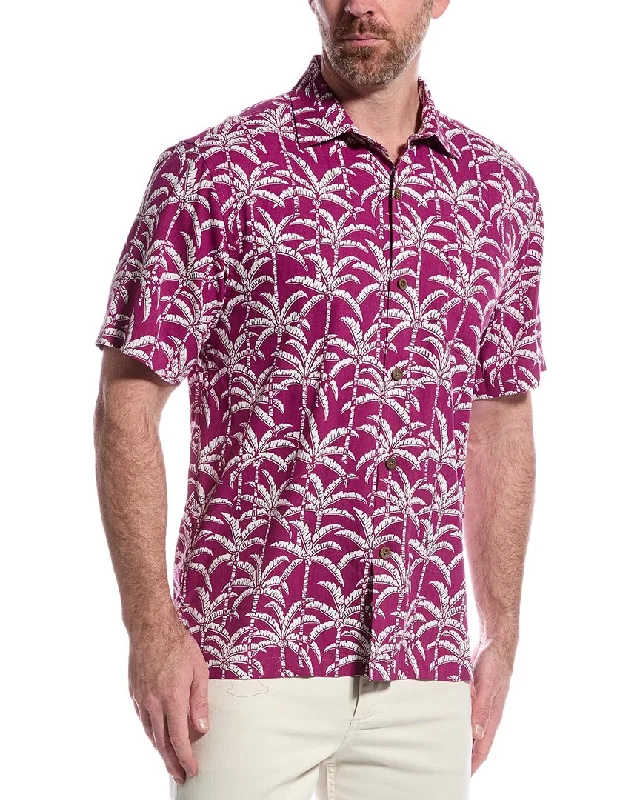 Laid-Back Style Tommy Bahama Palm Party Silk-Blend Shirt