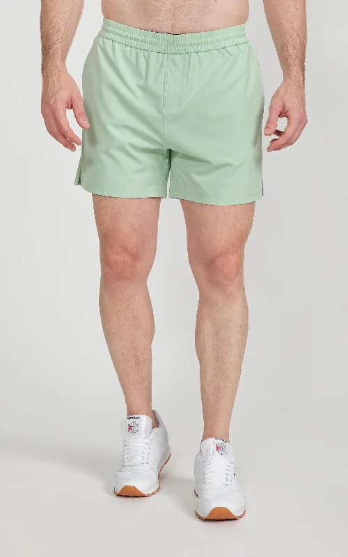 Crossover Swim Short  (With Liner) - Cameo Green