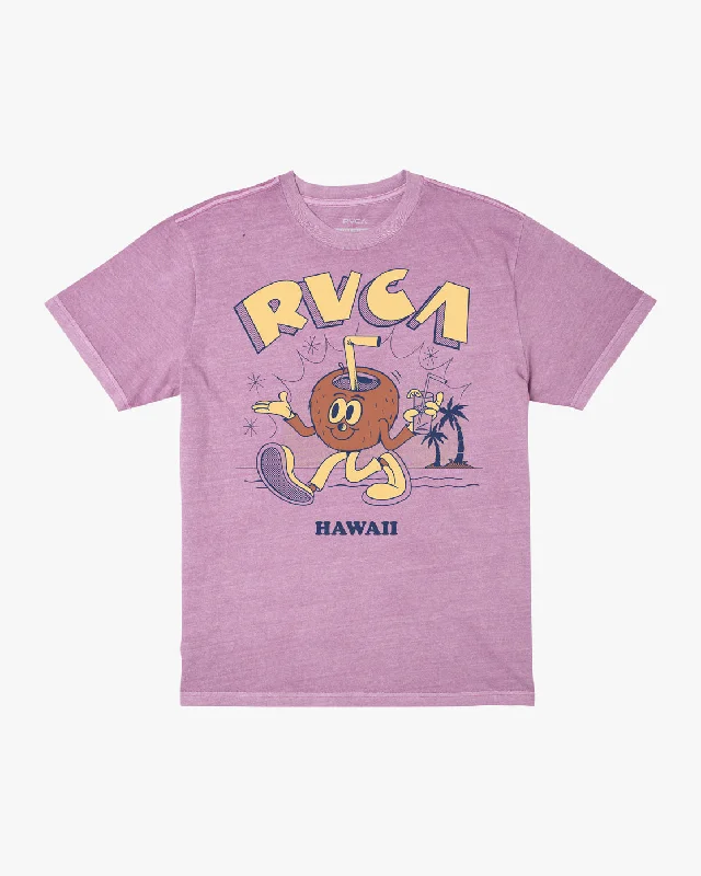 Hawaii Dmote Coconut Tee - Lavender